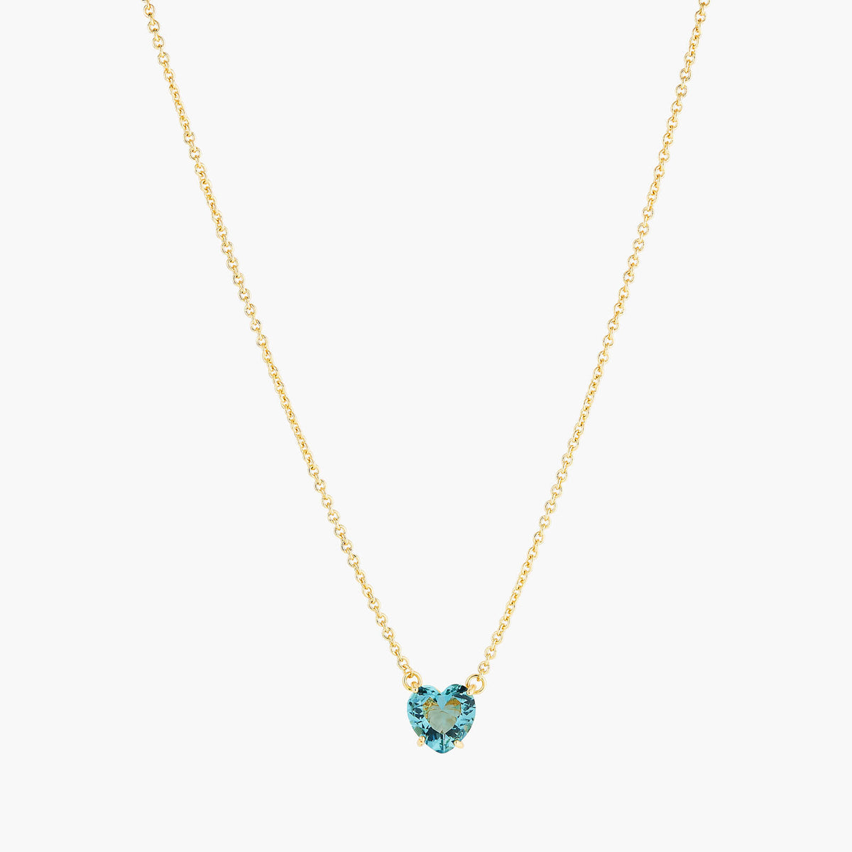La Diamantine Acqua Azzurra Hearthstone Pendant Necklace | ANLD3531