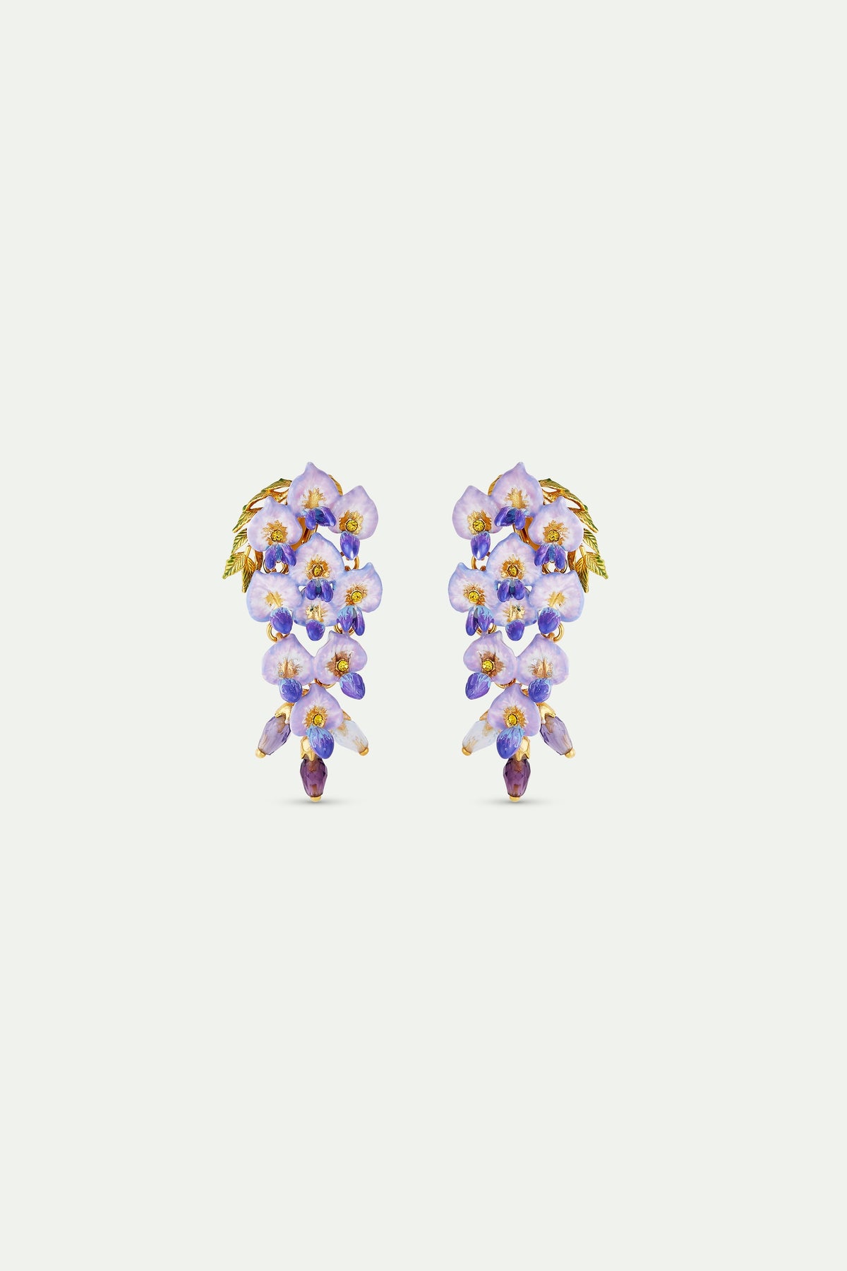 Wisteria Flower Dangling Earrings | ANOF1021