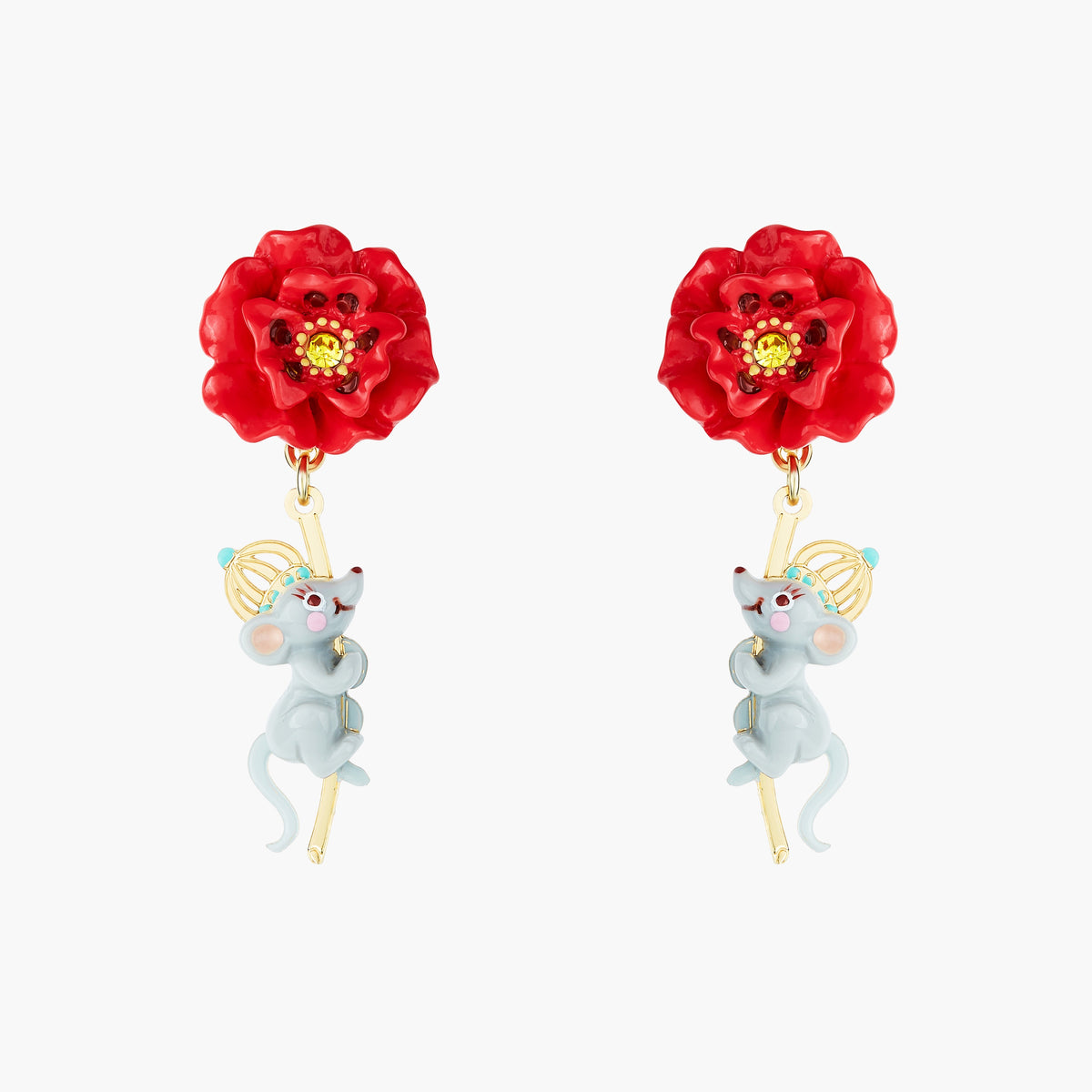 Theé Toto & Dorothy Poppy Stem And Rat Earrings | anoz1091