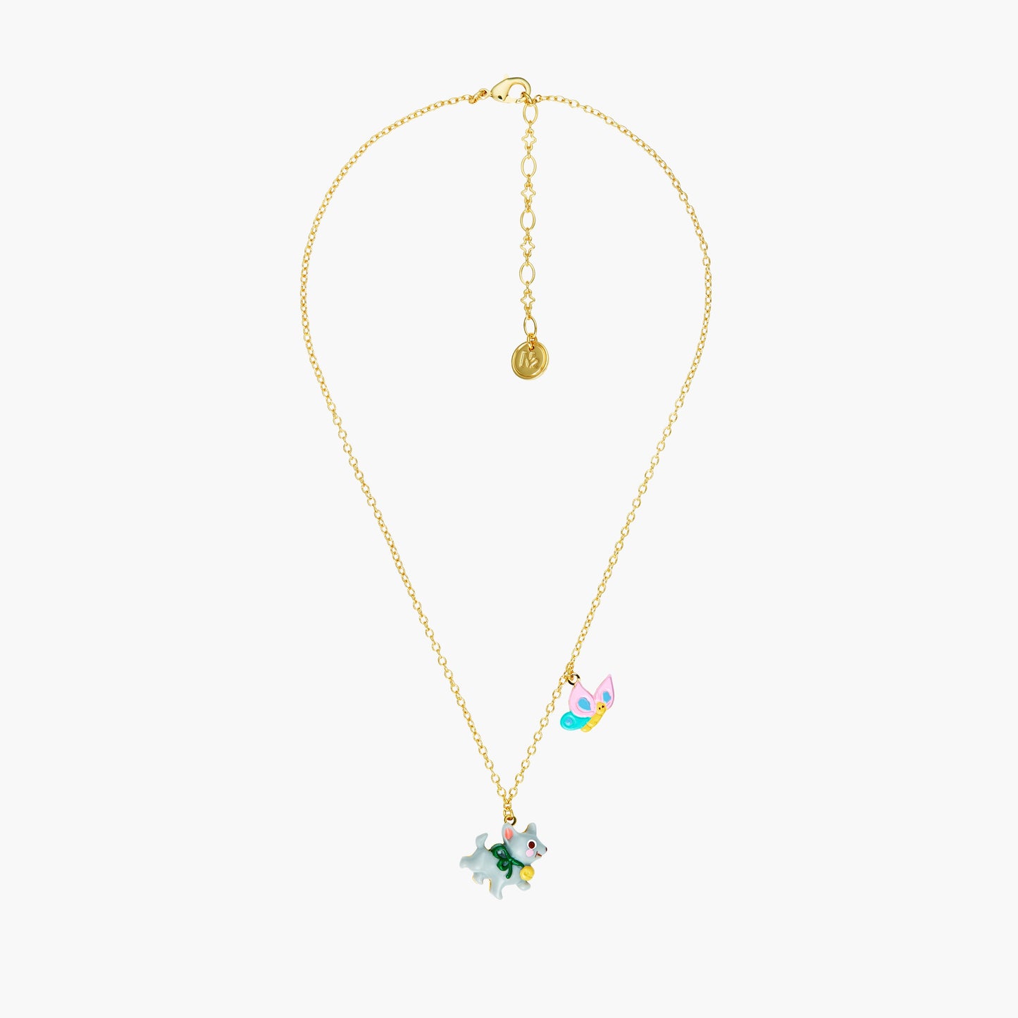 Theé Toto & Dorothy Toto Theé Dog And Butterfly Pendant Necklace | ANOZ3061