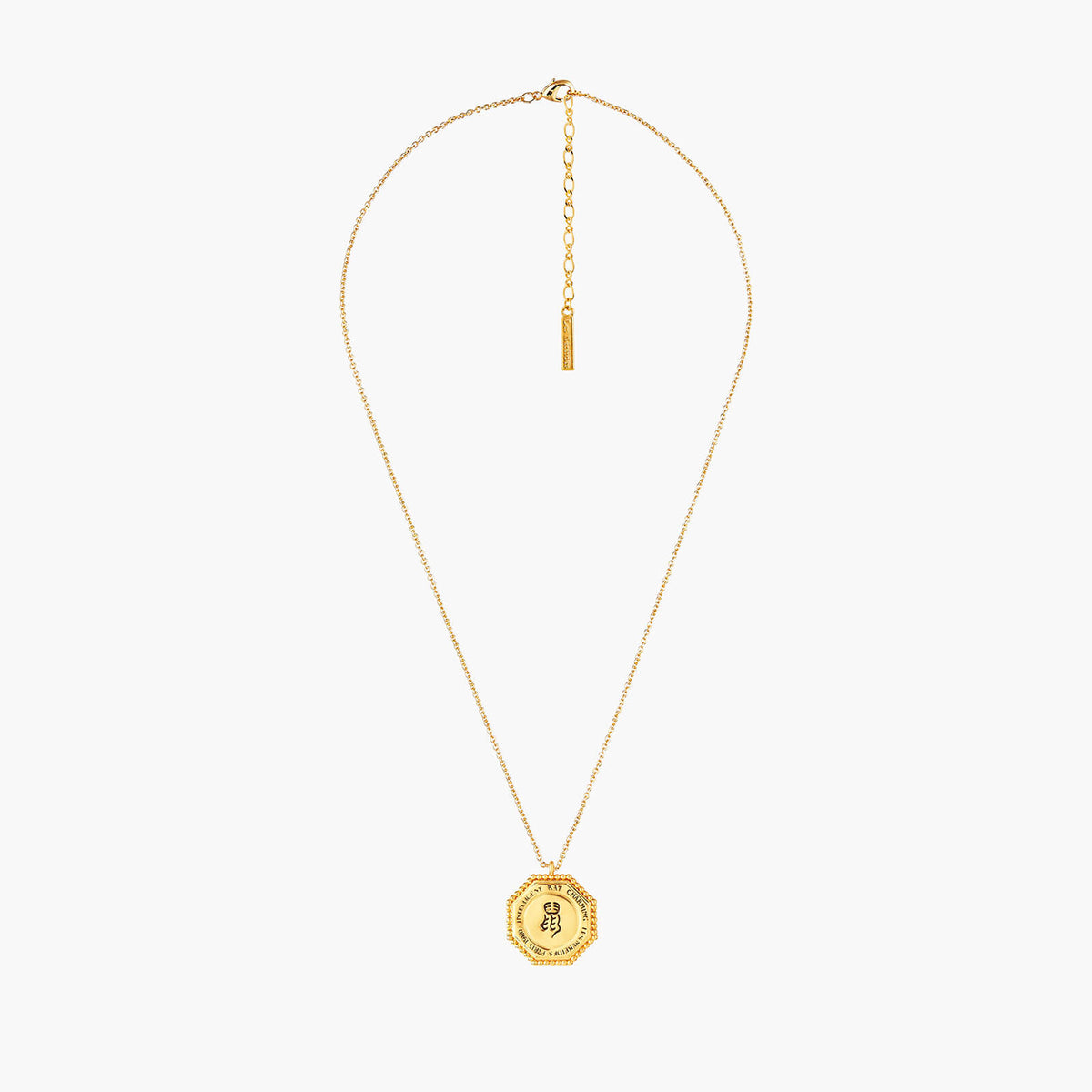 Rat Zodiac Sign Pendant Necklace | ANZA3011