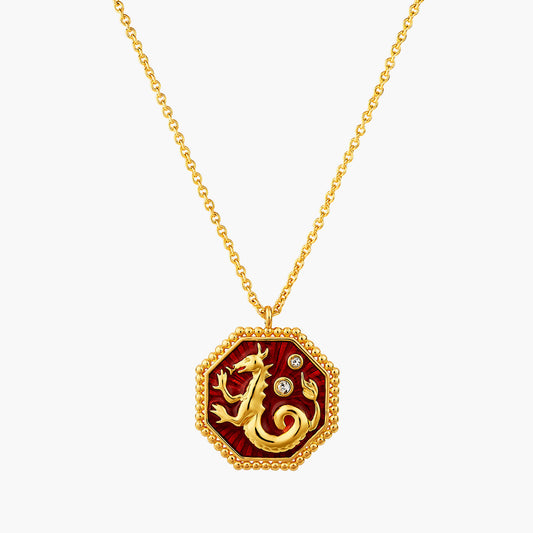 Dragon Zodiac Sign Pendant Necklace