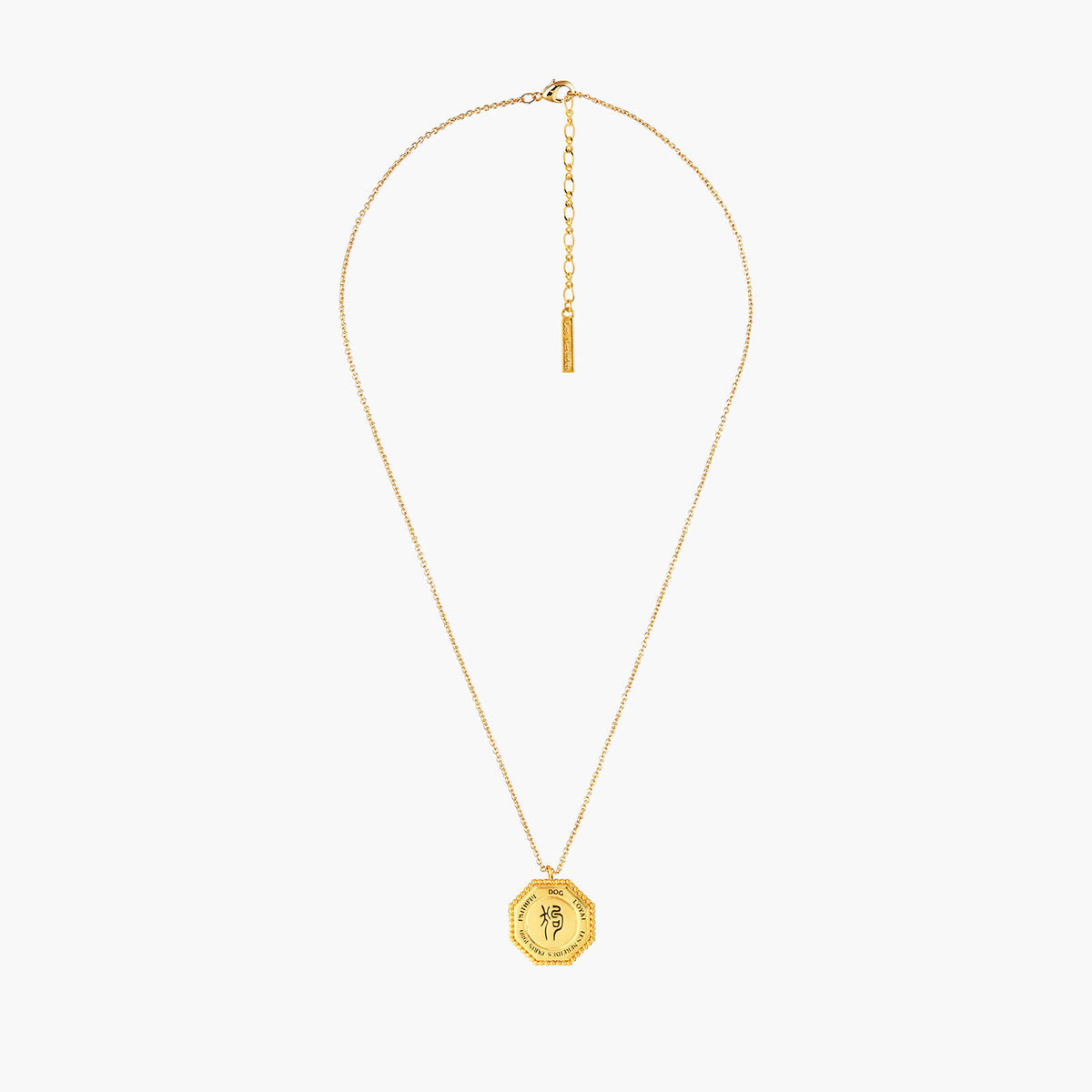 Dog Zodiac Sign Pendant Necklace | ANZA3111