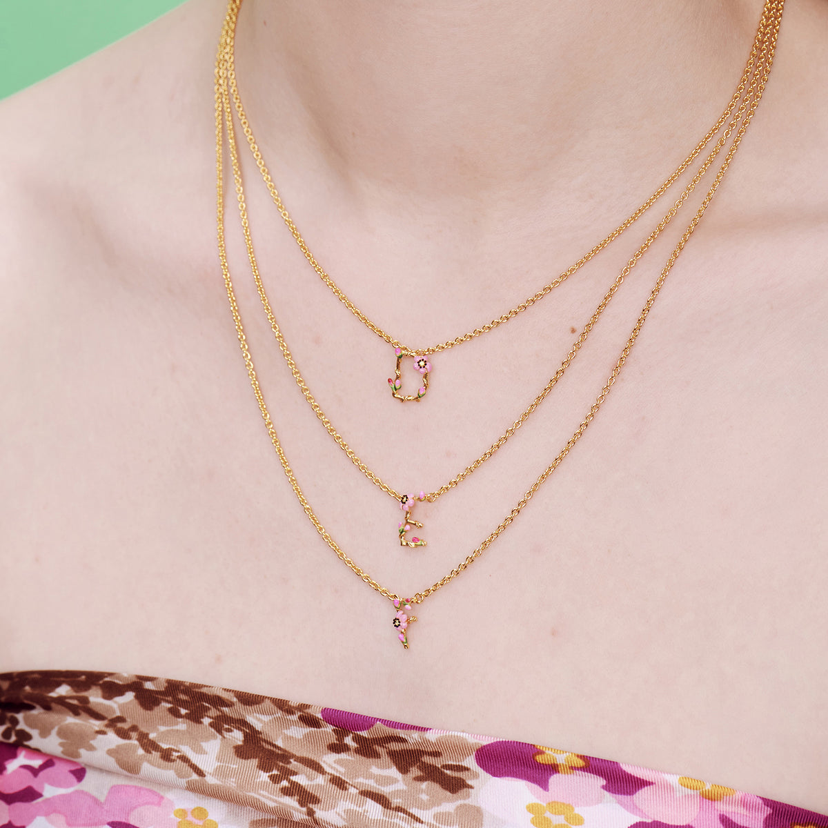 Letter E Extraordinary Necklace | AOAB3051