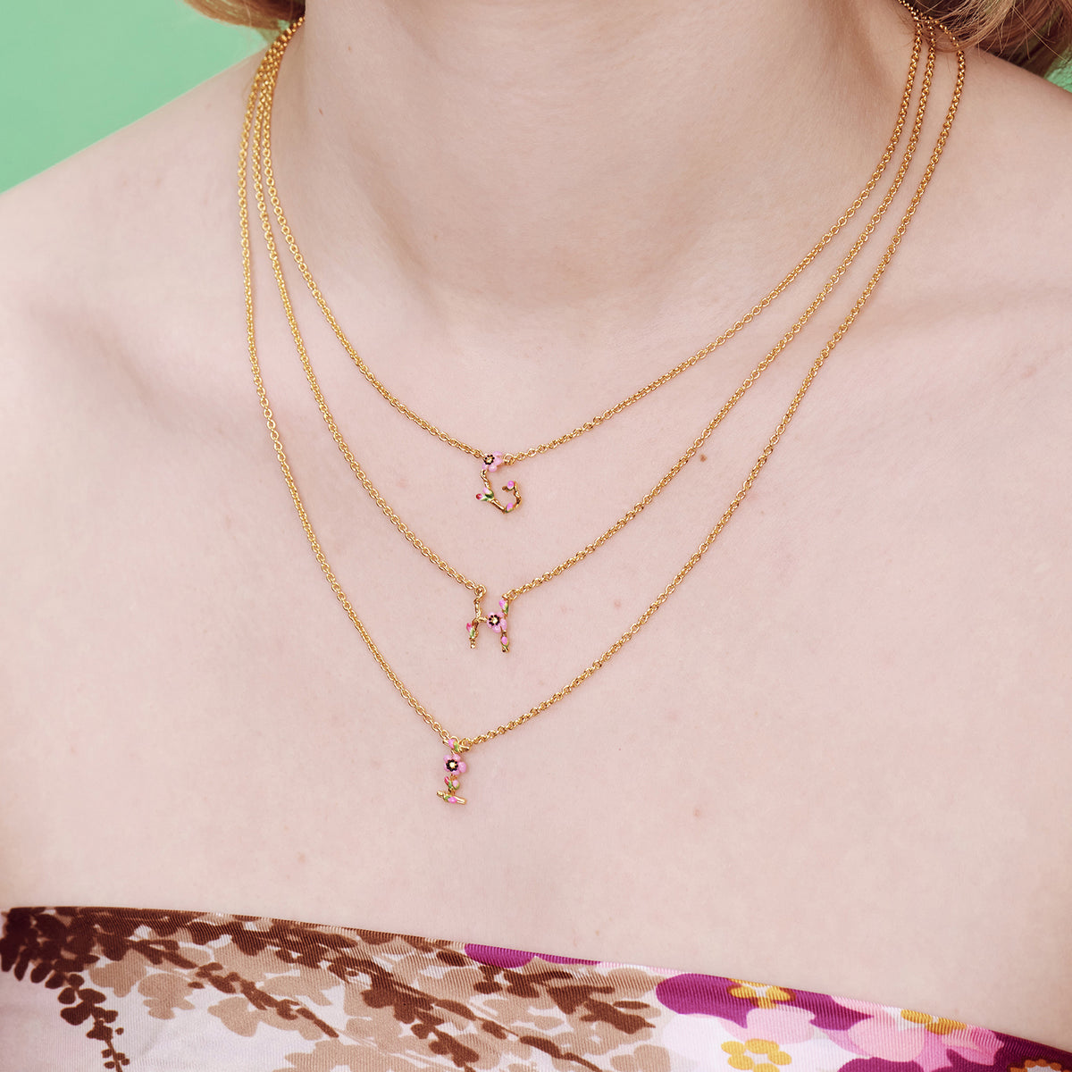 Letter I Extraordinary Necklace | AOAB3091