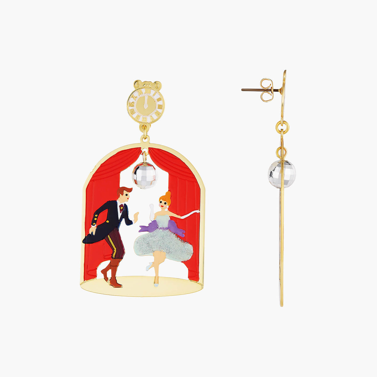 Cinderella And Prince Earrings | AOCE1031