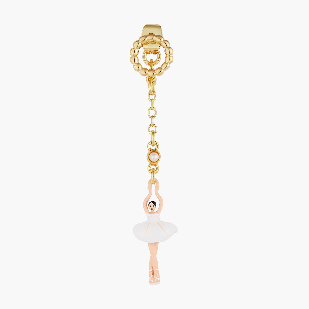 Mini Pas de Deux Blanc Earrings | AOMDD1021
