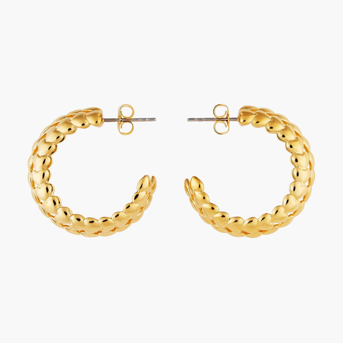 Heart In The Sky Hoop Earrings | AOMI1051