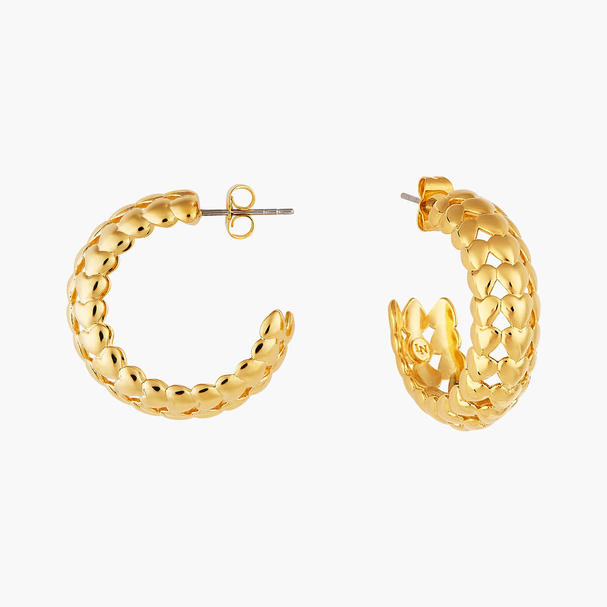 Heart In The Sky Hoop Earrings | AOMI1051