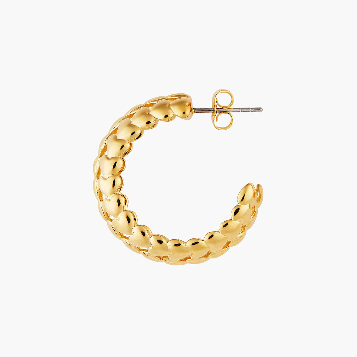 Heart In The Sky Hoop Earrings | AOMI1051