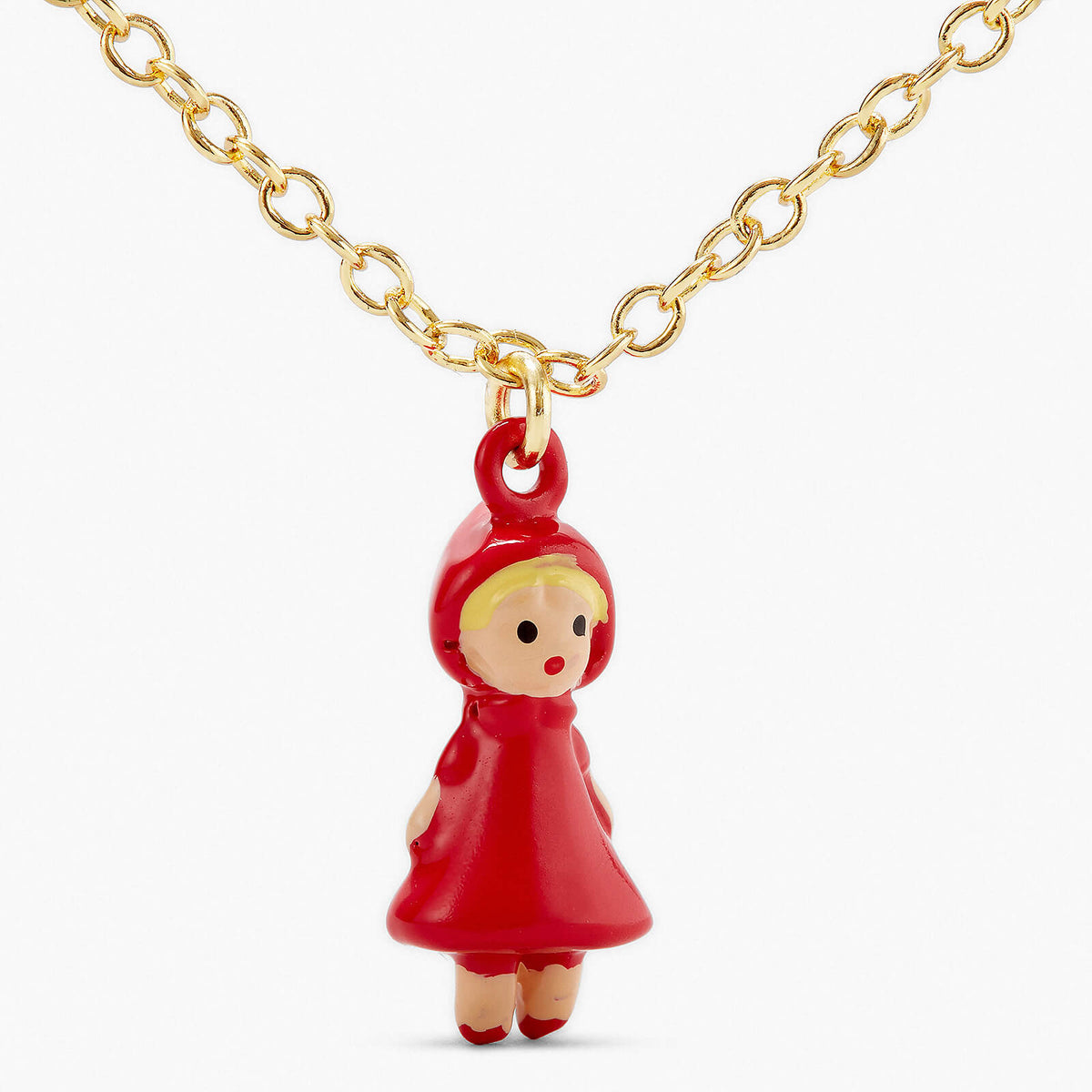 Little Red Riding Hood Picnic Pendant Necklace | APBB3111