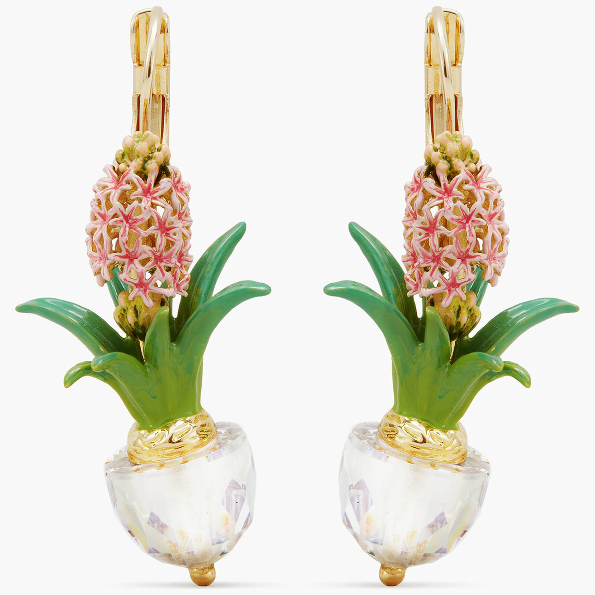 Hyacinth And Bead Earrings | APIP1031