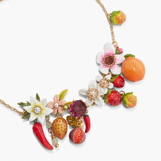 Orchard Fruits And Flowers Charm Bracelet | APVE2011