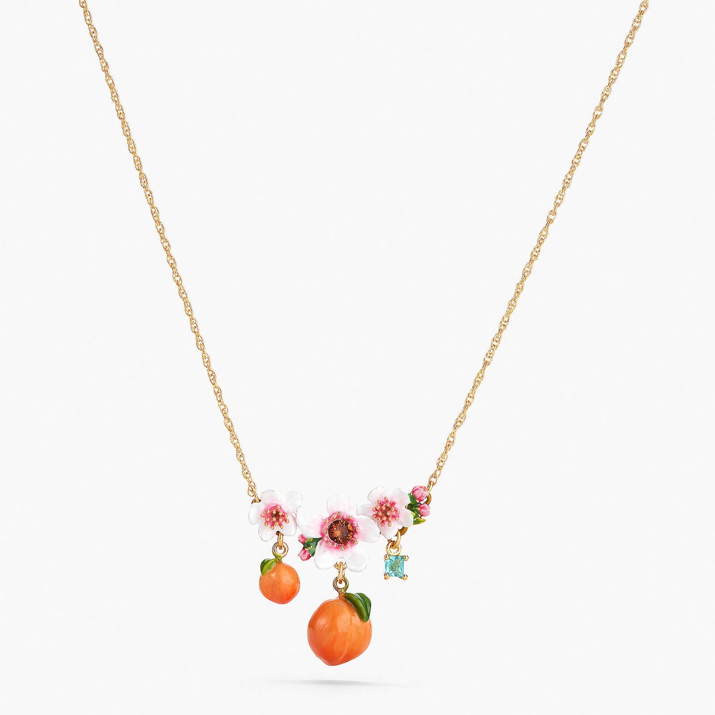 Apricots And Flowers Statement Necklace | APVE3021