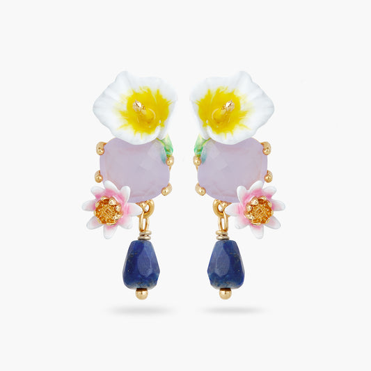 Calla And Lapis Lazuli Earrings | AQJF1041