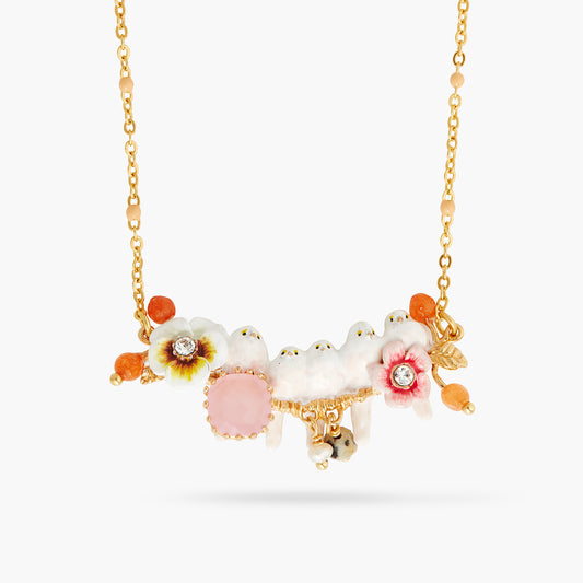 Long-Tailed Titmouse Statement Necklace