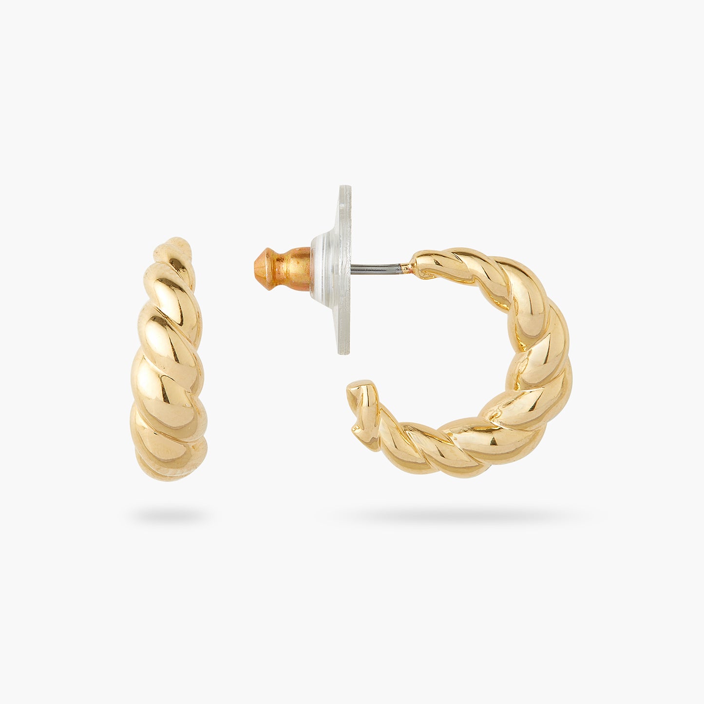 Mariner link chain hoop earrings | AQMP1061