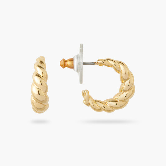 Mariner link chain hoop earrings | AQMP1061