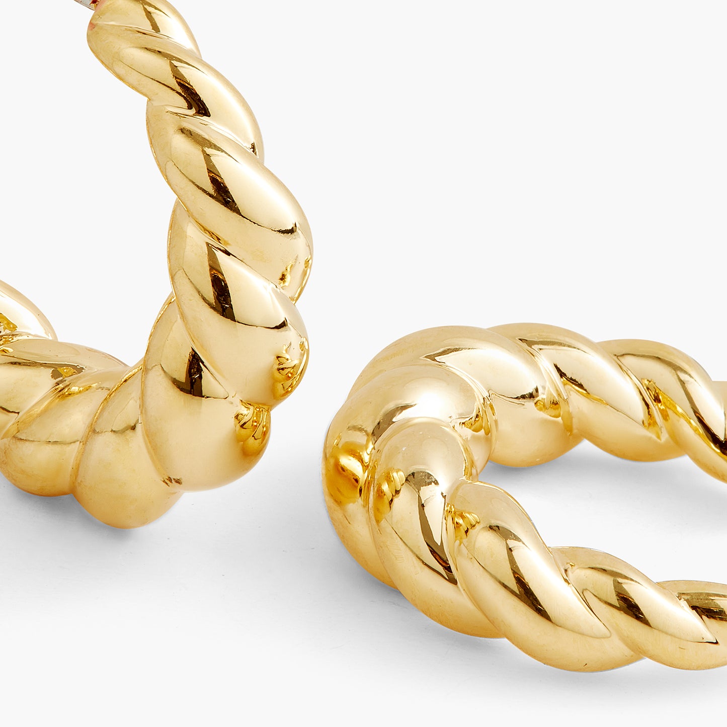 Mariner link chain hoop earrings | AQMP1061