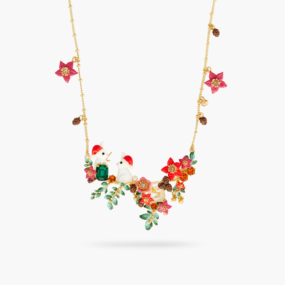 Enchanted Christmas Rabbit Statement Necklace | AQNE3011