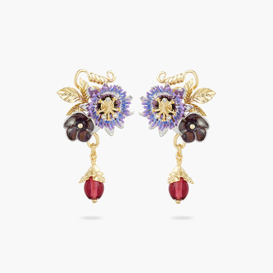 Passionflower Dangling Earrings | AQPG1051