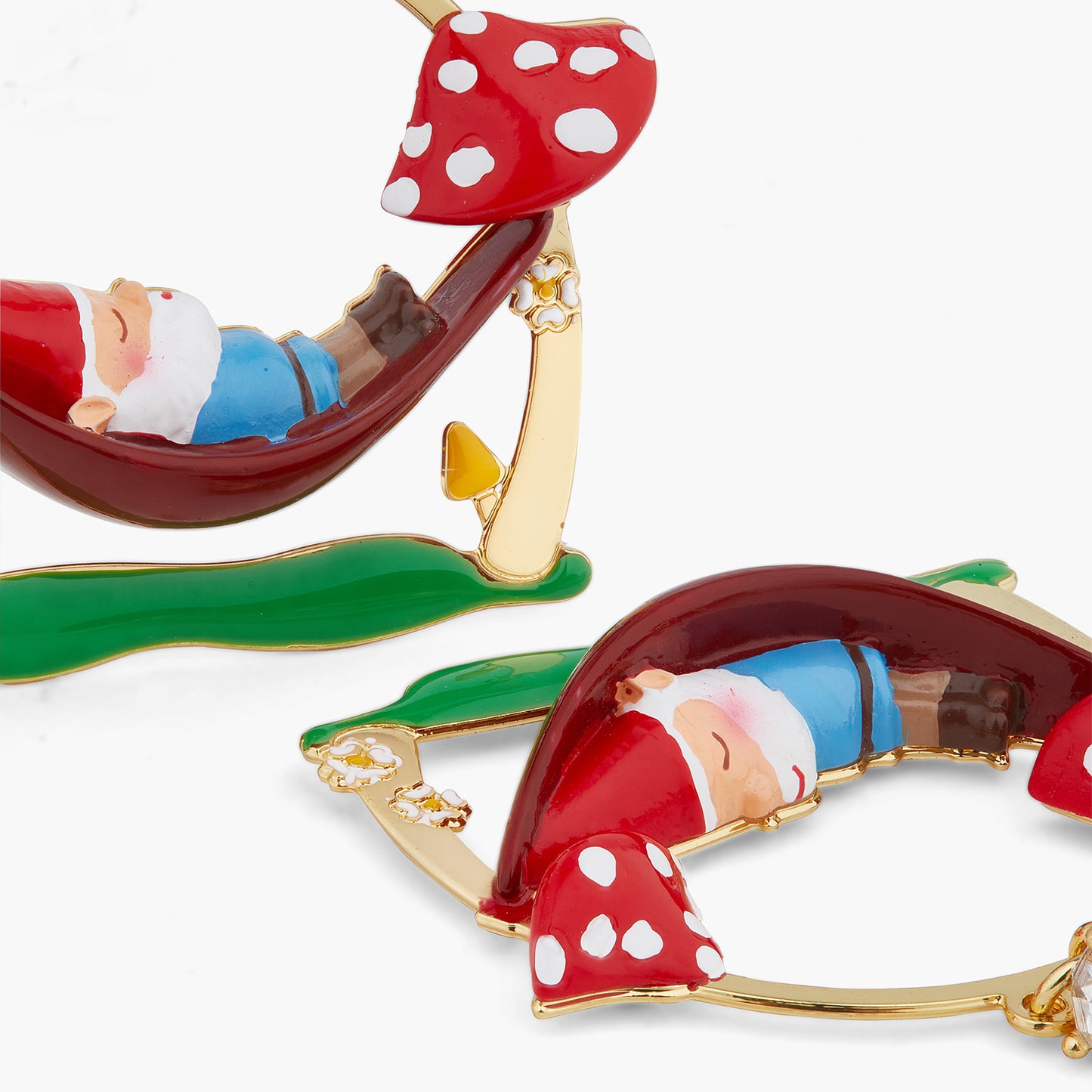 Garden Gnome On A Hamac Earrings | ARCP1021