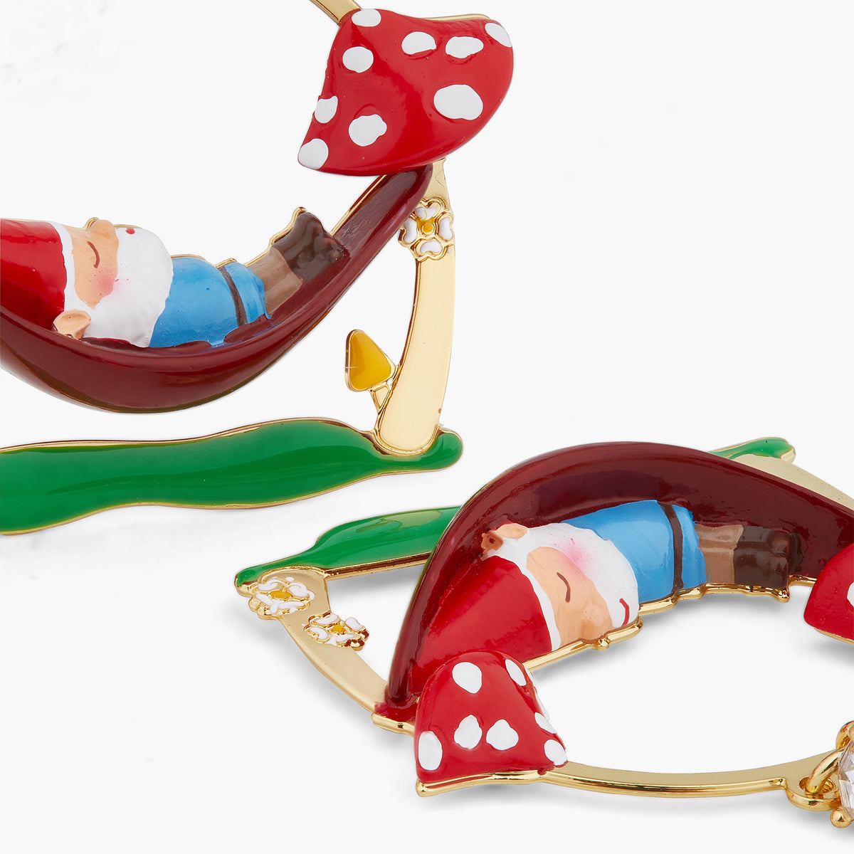 Garden Gnome On A Hamac Earrings | ARCP1021