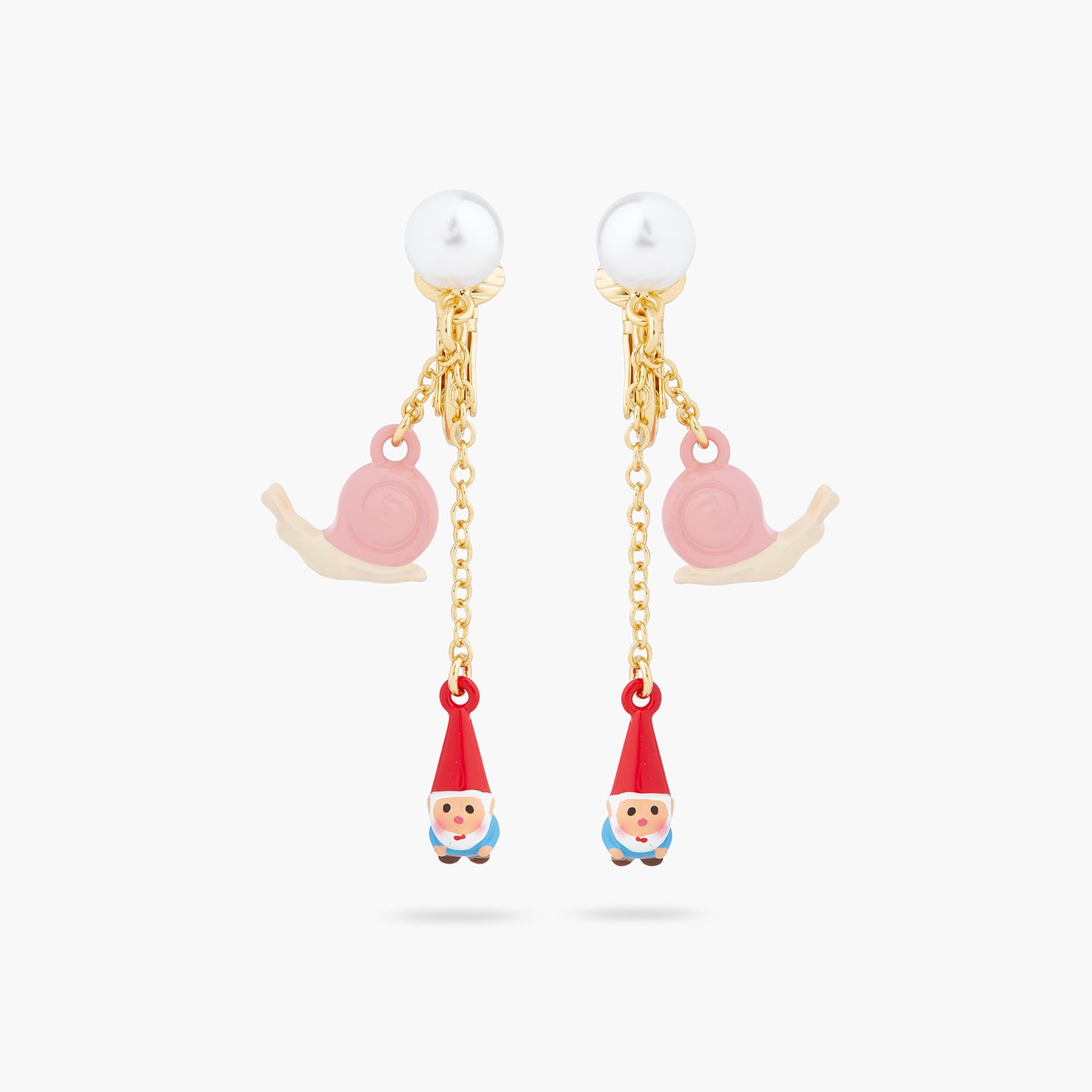 Garden Gnome And Snail Earrings | ARCP1051