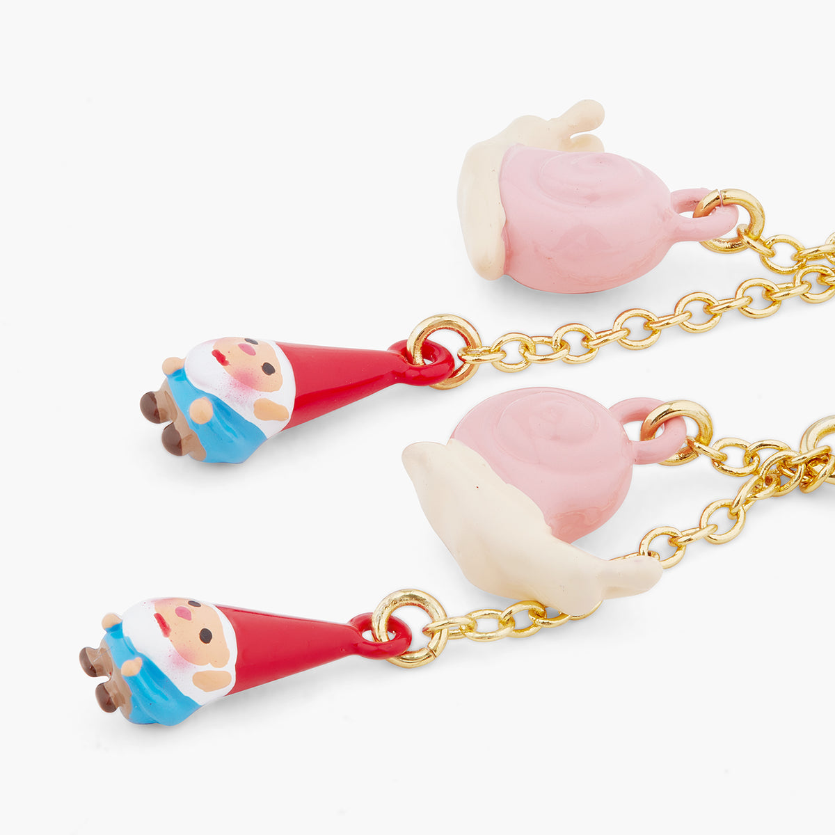 Garden Gnome And Snail Earrings | ARCP1051
