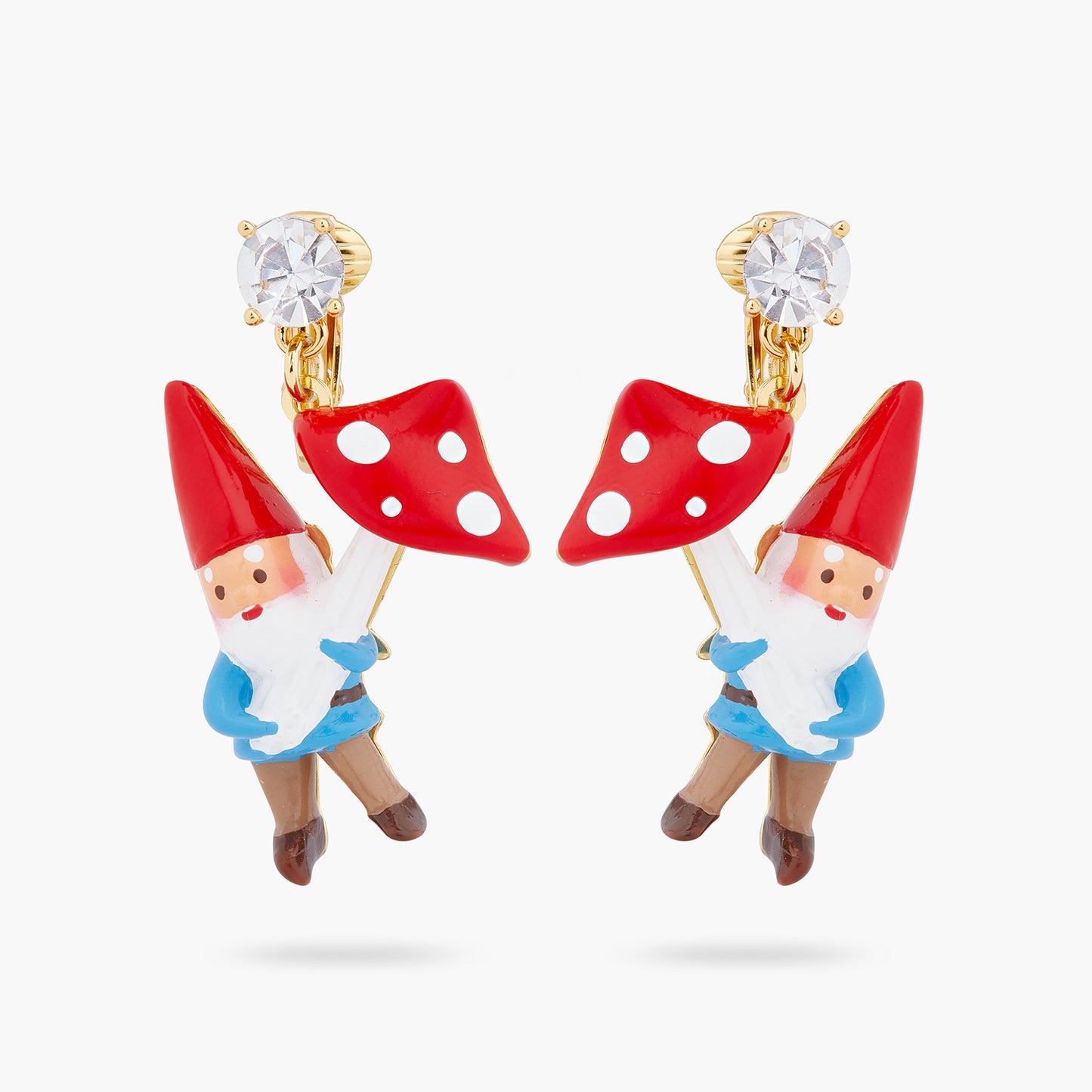Garden Gnome And Mushroom Earrings | ARCP1091