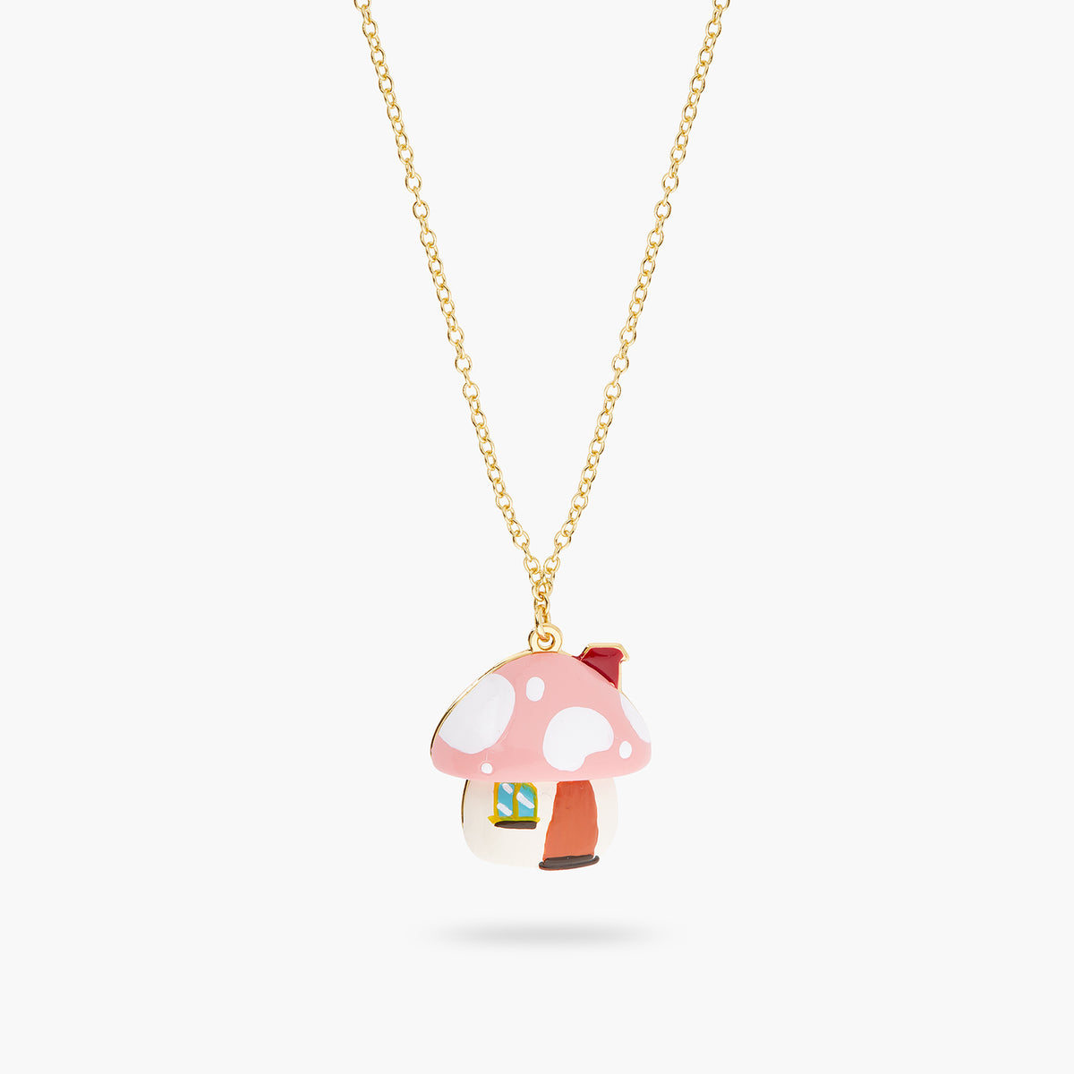 Mushroom House Pendant Necklace | ARCP3011