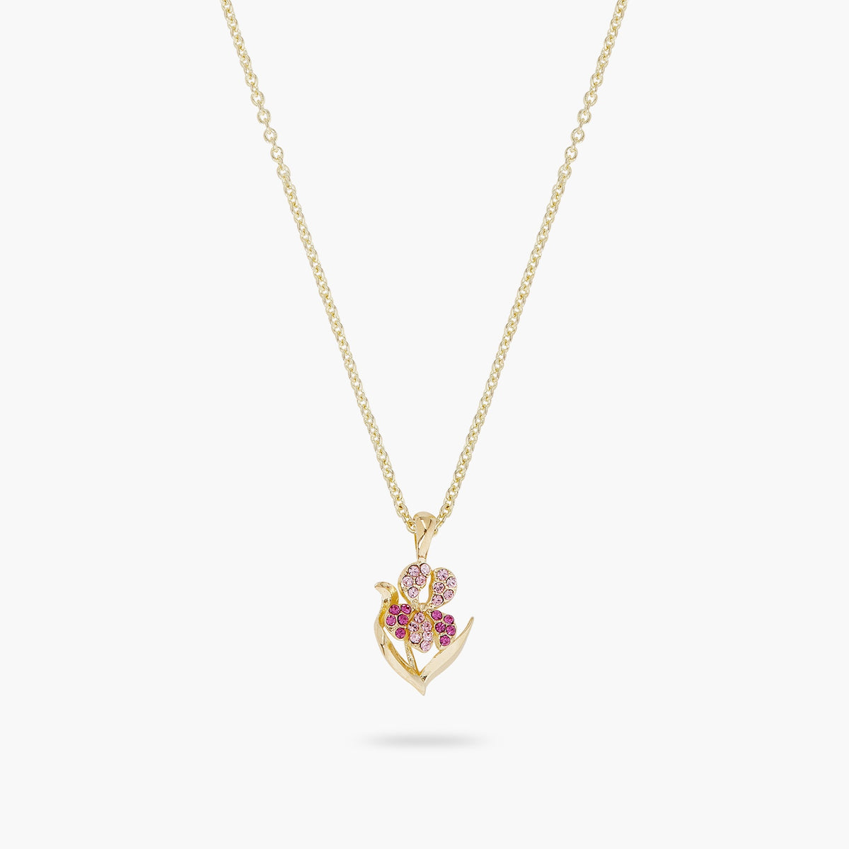 Wine And Roses Iris Pendant Necklace | aris3111