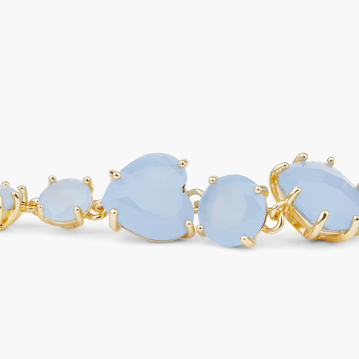 Sky Blue Diamantine 7 Stone Earrings | ARLD1211