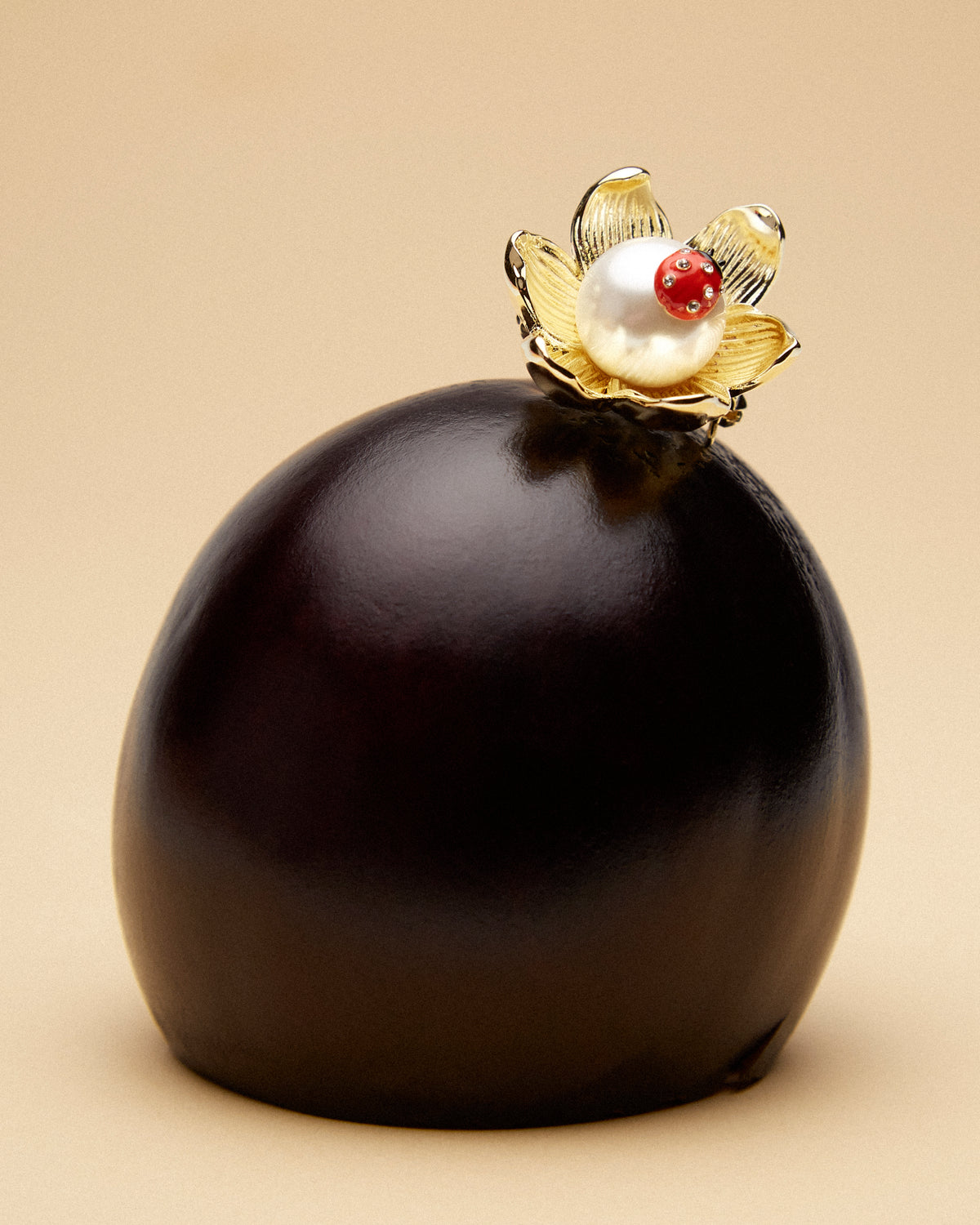 Ladybird And Wood Anemone Brooch | ARLP5011