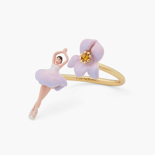 Iris Mini Ballerina Adjustable Ring
