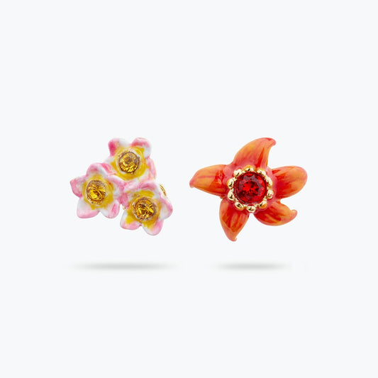 Wild Flower Asymmetrical Earrings | ARPA1031