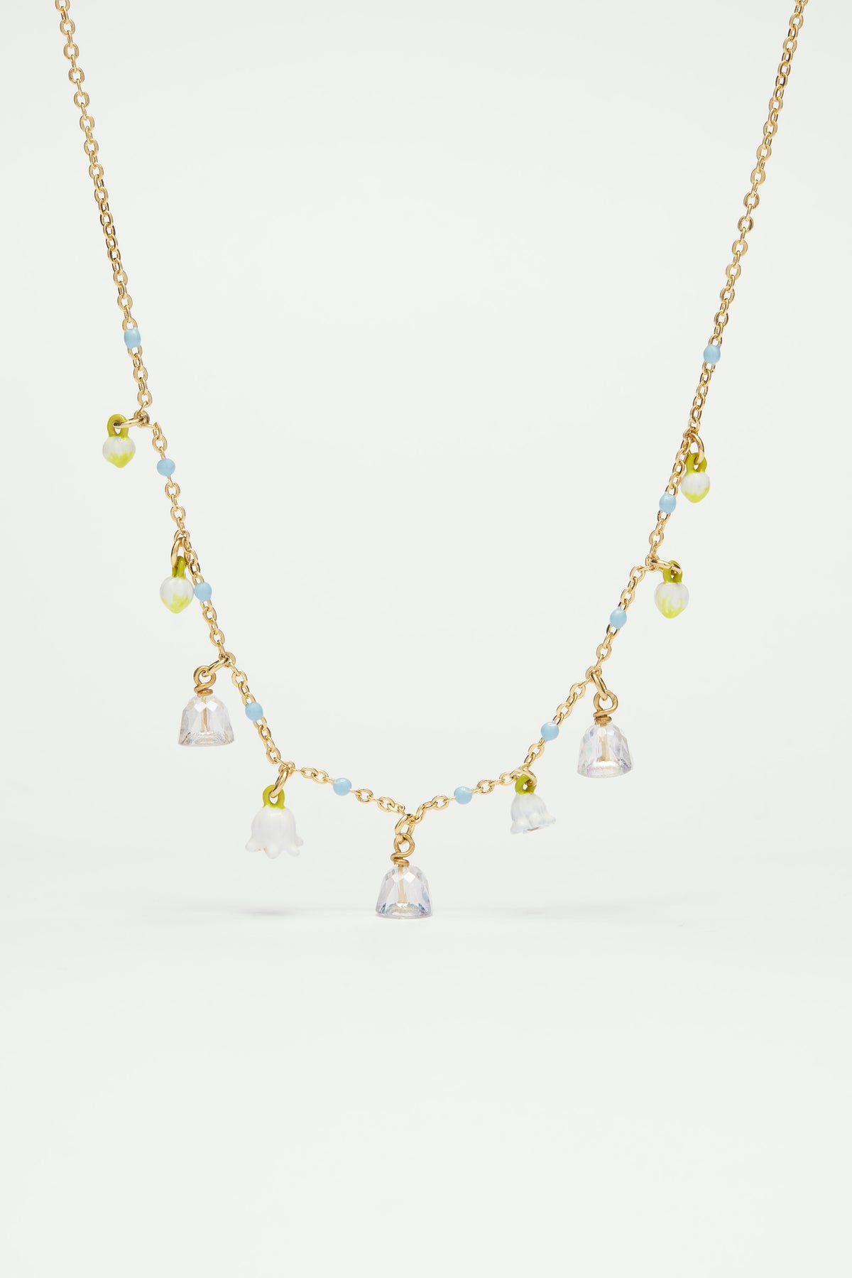 Lily Of The Valley Bells Pendant Necklace | ARPF3021