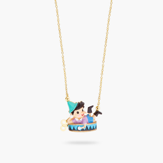 Pinocchio And Circus Tent Necklace