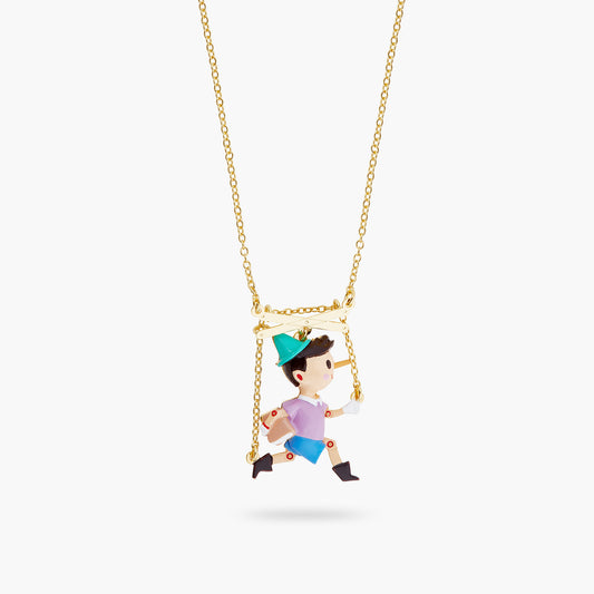 Pinocchio Puppet Pendant Necklace