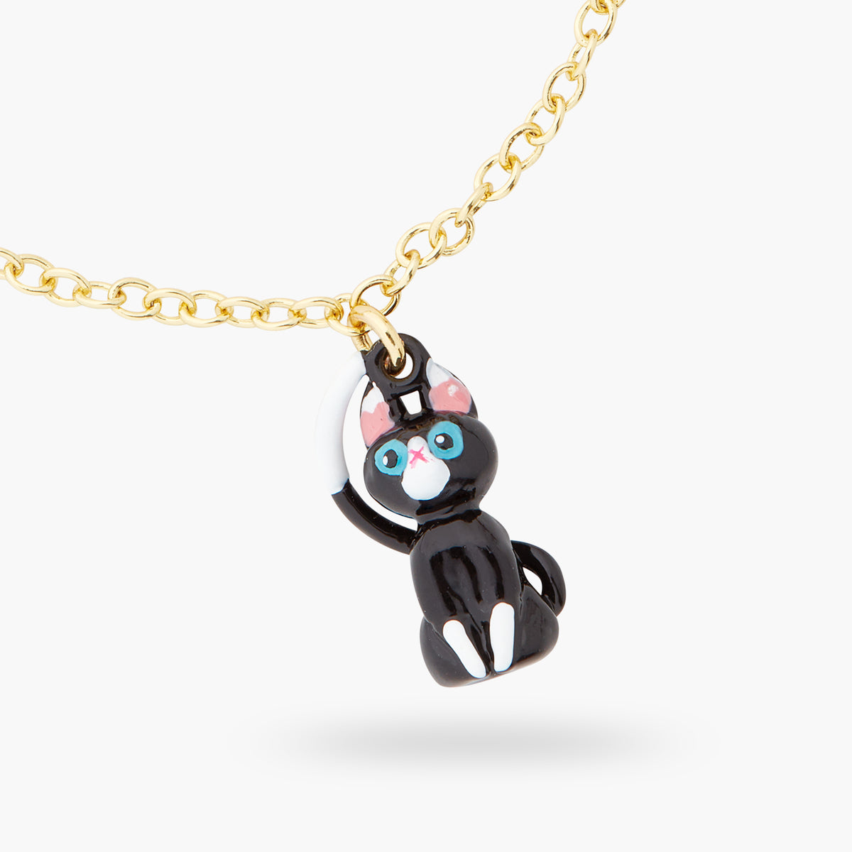 Charming Cat, Red Boot And Rabbit Charm Bracelet | ASCC2011