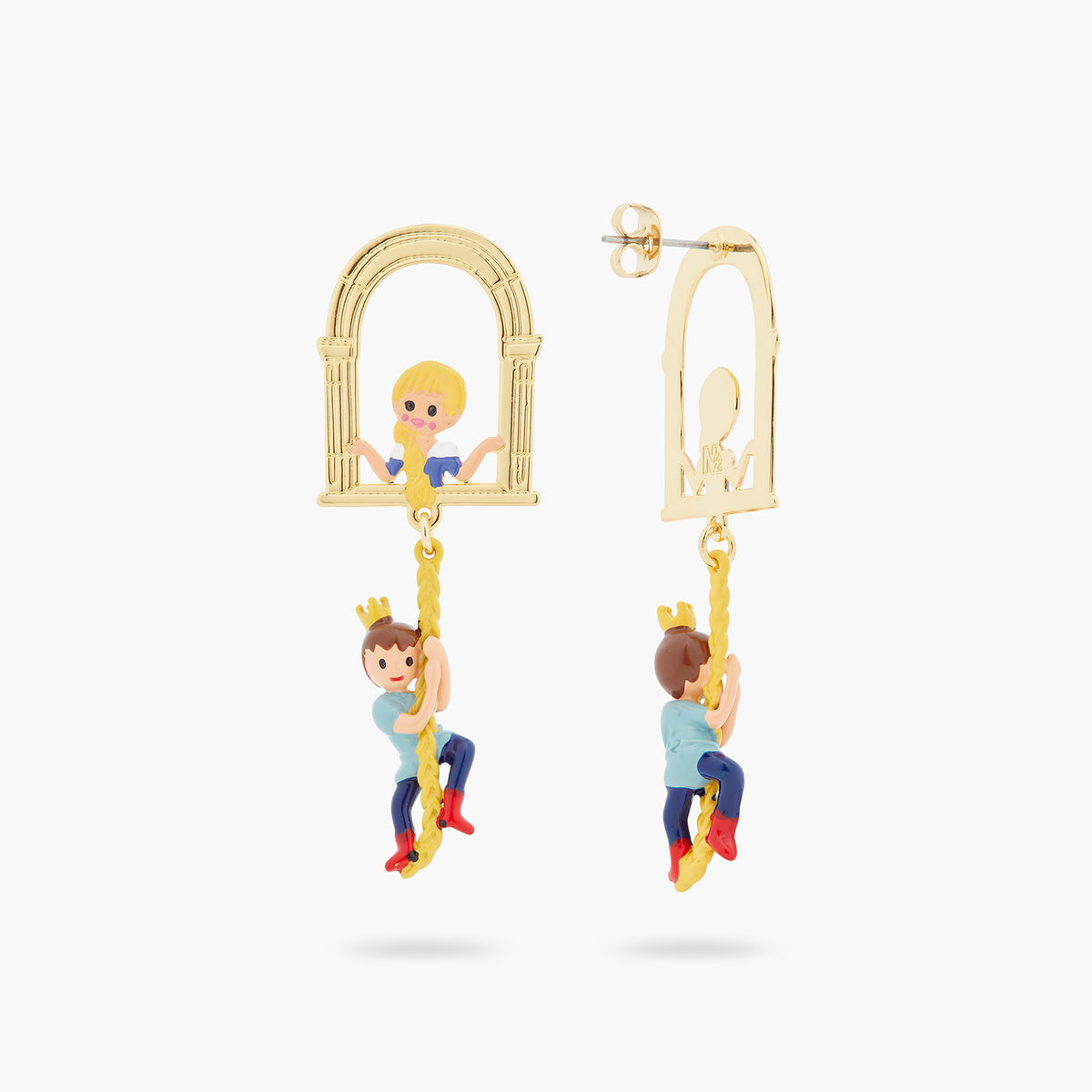 Enchanted Hair Princess And Prince Earrings | ASCE1021