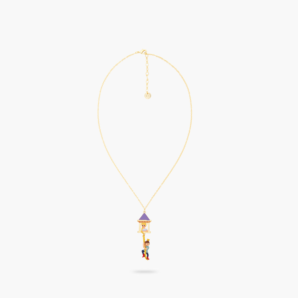 Enchanted Hair Princess And Prince Pendant Necklace | ASCE3011