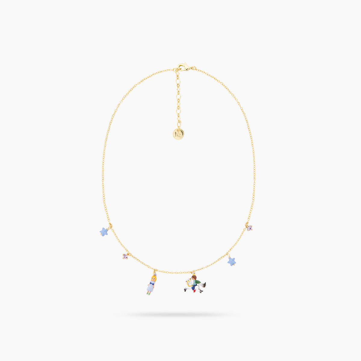 Enchanted Hair Princess And Prince Charm Necklace | ASCE3021