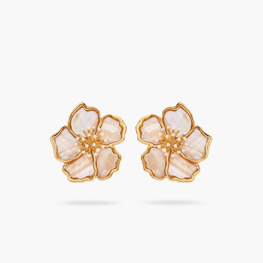 Wild Rose Mother Of Pearl Earrings | asen1121