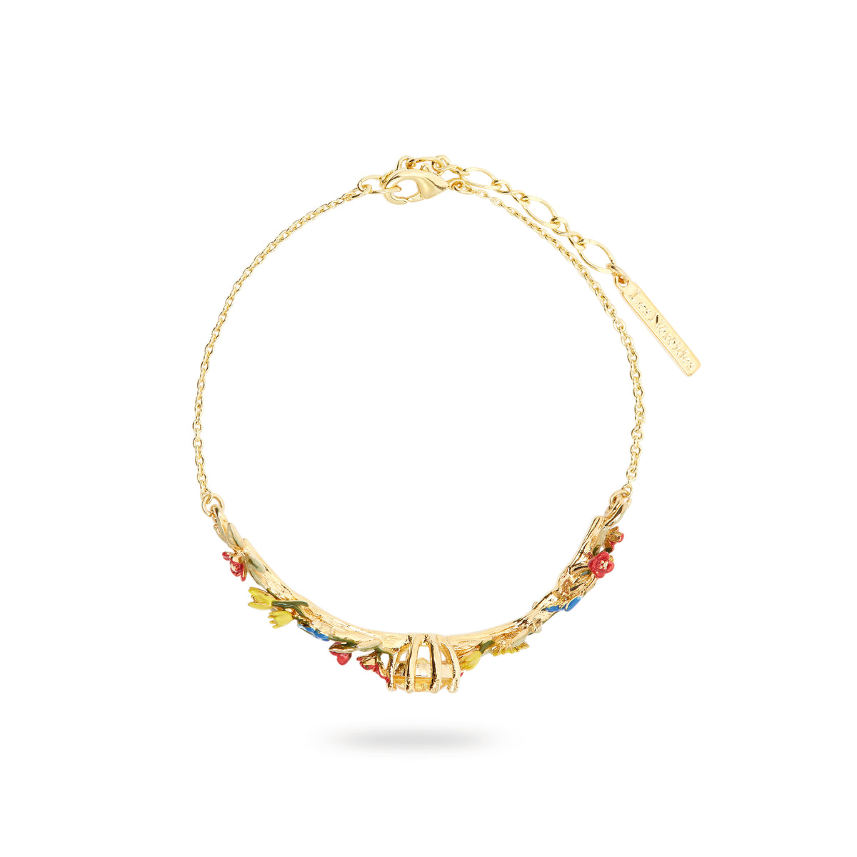 Autumn Flower And Round Stone Fine Bracelet | ASLE2031