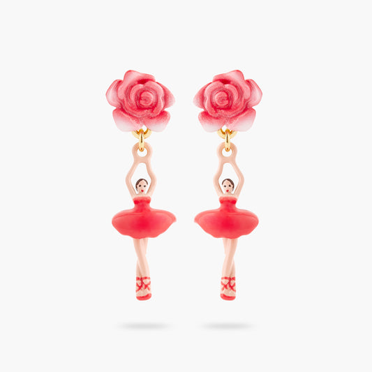 Mini Pas De Deux And Rosebud Earrings