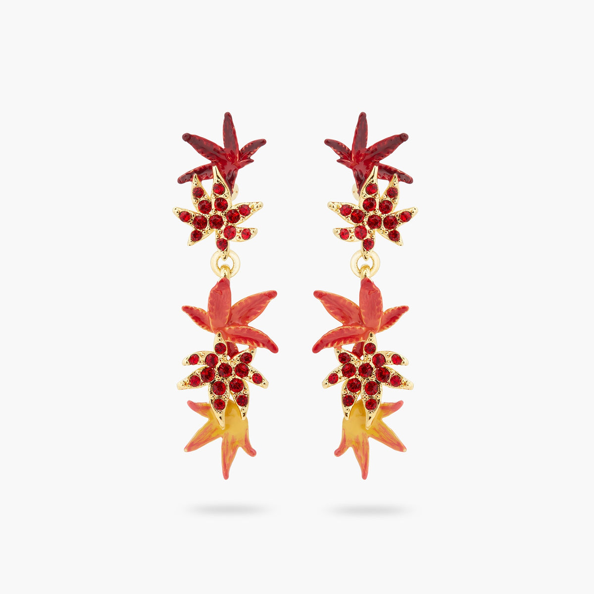 Maple Leaf Dangling Earrings | aspl1041