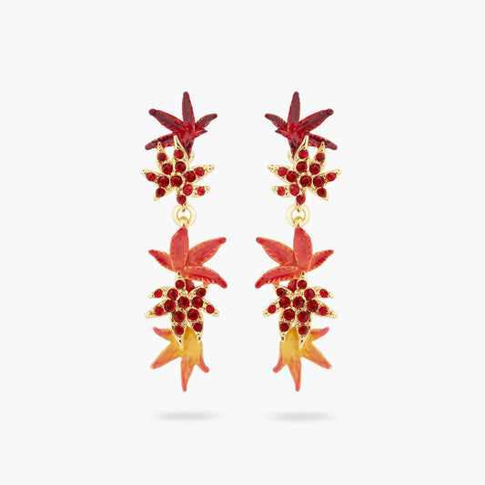 Maple Leaf Dangling Earrings