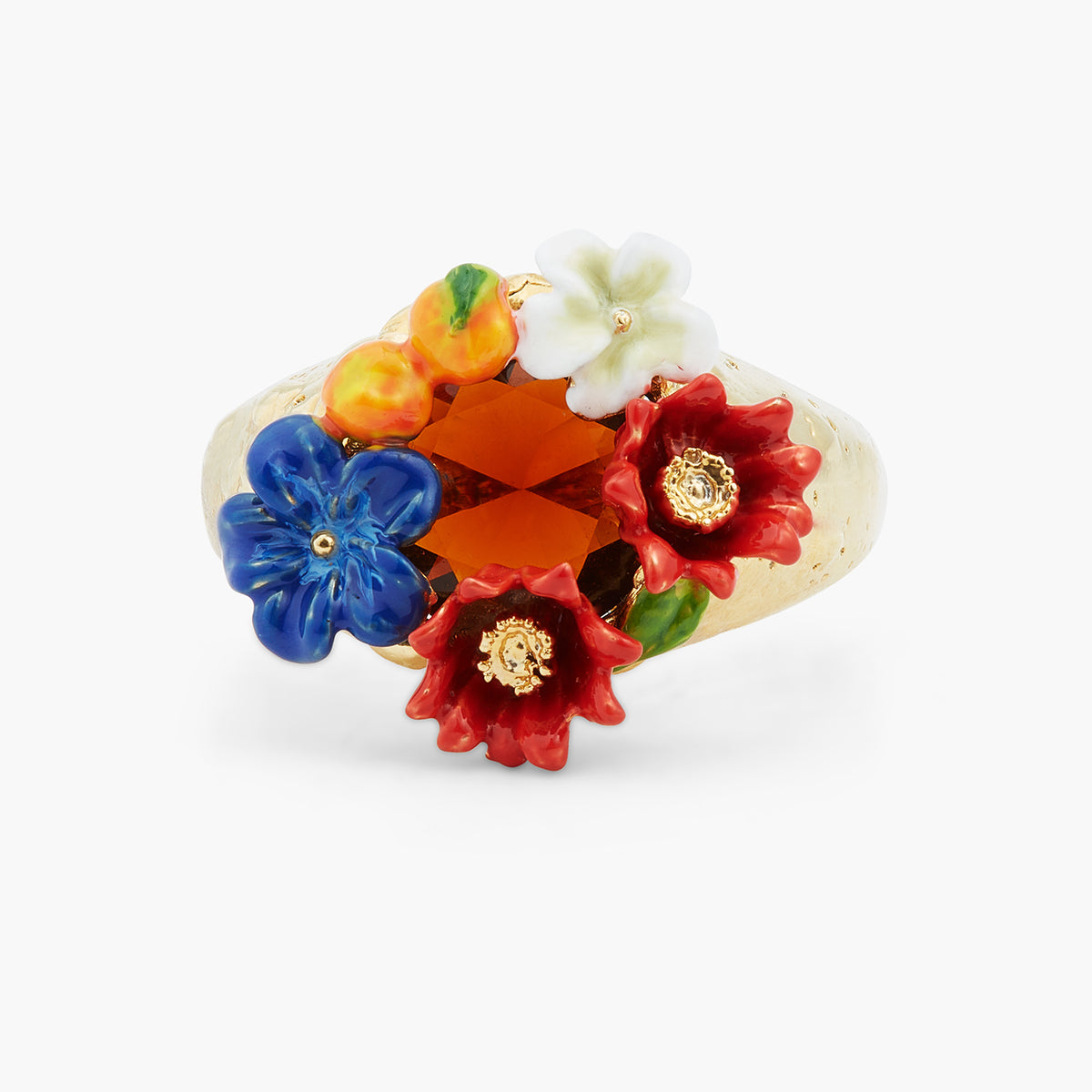 Flower And Clementine Cocktail Ring | ASTM6021