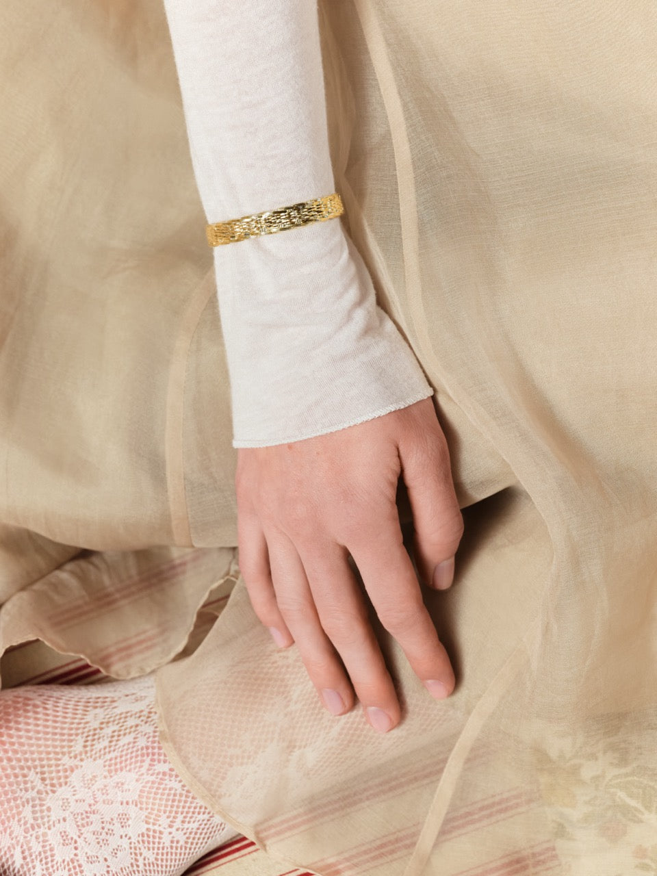 Woven Wicker Bangle Bracelet | asva2011
